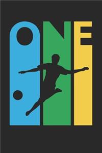 Soccer Notebook for 1 Year Old Boys and Girls - Colorful Soccer Journal - 1st Birthday Gift for Soccer Player Diary