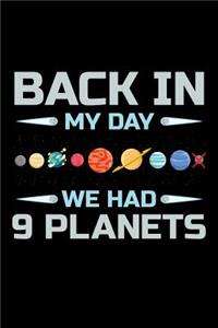 Back in My Day We Had 9 Planets