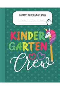 Primary Composition Book - Kindergarten Crew