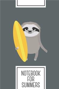 Notebook for Summers