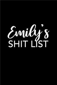 Emily's Shit List
