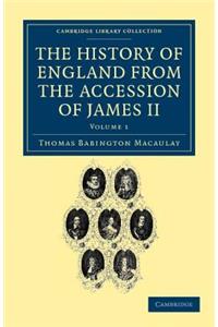 History of England from the Accession of James II