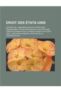 Droit Des Etats-Unis