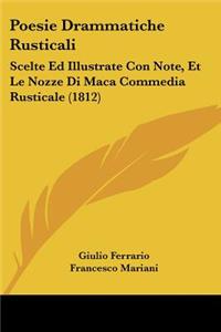 Poesie Drammatiche Rusticali