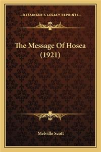 Message of Hosea (1921)