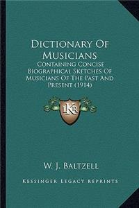 Dictionary Of Musicians