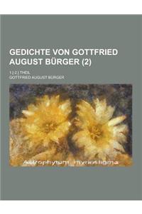 Gedichte Von Gottfried August Burger; 1.[-2.] Theil (2)