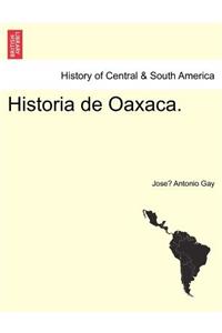 Historia de Oaxaca.
