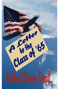 A Letter to the Class of '65