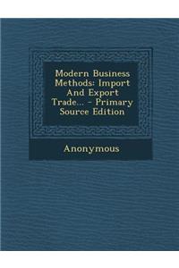 Modern Business Methods