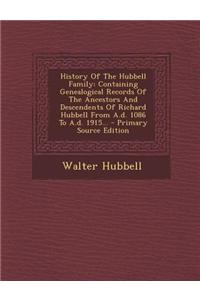 History of the Hubbell Family