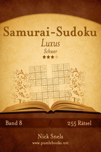 Samurai-Sudoku Luxus - Schwer - Band 8 - 255 Rätsel