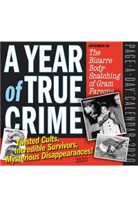 2020 a Year of True Crime Page-A-Day Calendar