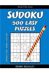 Sudoku 500 Easy Puzzles. Solutions Included: A Break Time Series Book