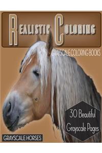 Realistic Coloring Grayscale Horses