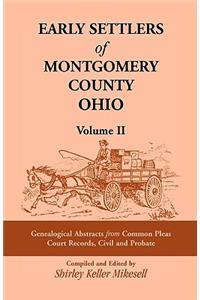 Early Settlers of Montgomery County, Ohio Volume 2