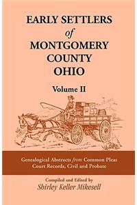 Early Settlers of Montgomery County, Ohio