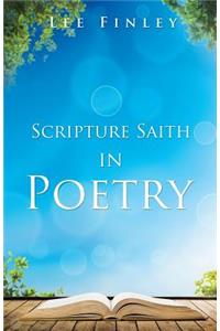 Scripture Saith in Poetry