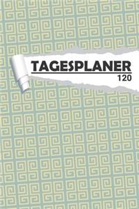 Tagesplaner Art Deco: Eleganter Terminplaner I DIN A5 I 120 Seiten I Tageskalender I Organizer für Schule, Uni und Büro