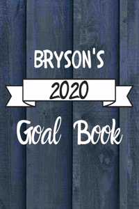 Bryson's 2020 Goal Book