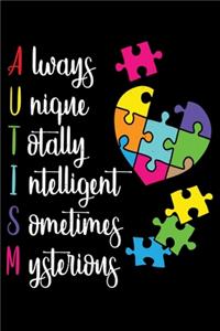 Always Unique Totally Intelligent Sometimes Mysterious