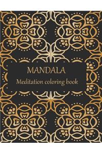MANDALA Meditation coloring book