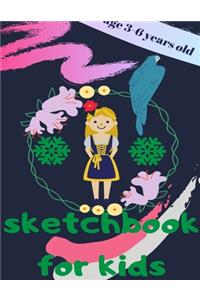sketchbook for kids age 3-6 years old