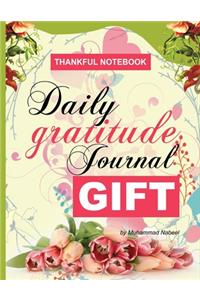 Daily Gratitude Journal Gift - Thankful Notebook