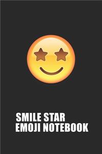 Smile Star Emoji Emoticons Notebook Emoji Notebook, Blank Composition Book, Emoji Notebooks for Girls/Boys, Emoji School Supplies Notebook for School / Teacher / Office / Student