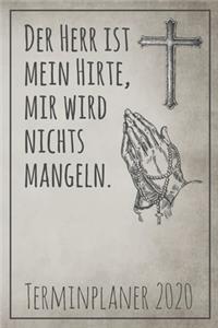 Der Herr ist mein Hirte - Terminplaner 2020