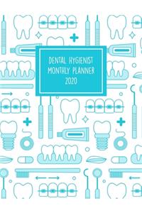 Dental Hygienist Monthly Planner 2020
