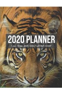 2020 Tiger Daily Planner