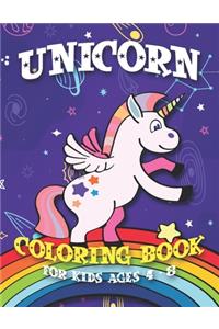 Unicorn Coloring Book for Kids Ages 4-8