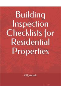 Building Inspection Checklists for Residential Properties