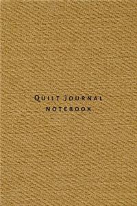 Quilt Journal Notebook