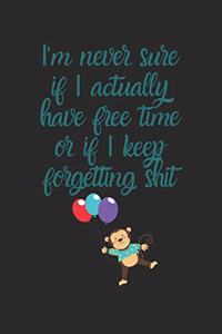 I'm never sure if I actually have free time or if I keep forgetting shit