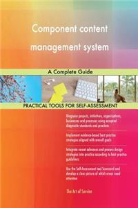 Component content management system