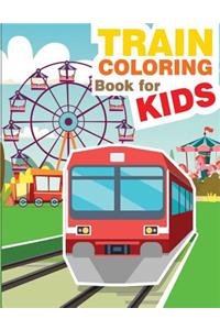 Train Coloring Book for Kids