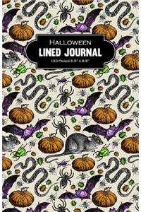 Halloween Lined Journal 120 Pages 5.5 X 8.5