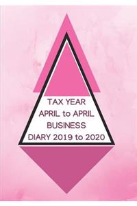 Tax Year April to April Business Diary 2019 to 2020