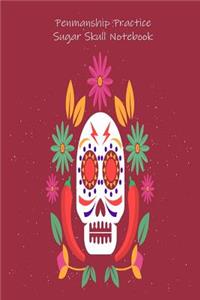 Penmanship Practice Sugar Skull Notebook