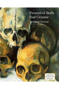Pyramid of Skulls - Paul Cézanne - Notebook/Journal