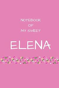 Notebook of my sweet Elena