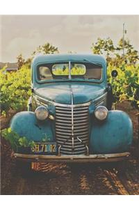 Vintage Car Americana Composition Book
