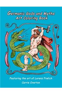 Germanic Gods and Myths Art Coloring Book