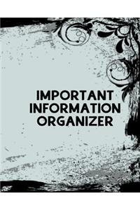 Important Information Organizer