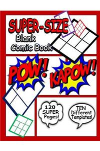 Super-Size Blank Comic Book