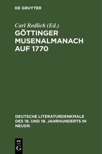 Göttinger Musenalmanach Auf 1770