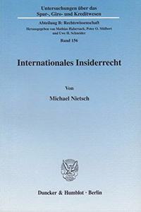Internationales Insiderrecht