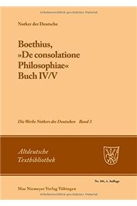 Boethius, Â»de Consolatione PhilosophiaeÂ«: Buch IV/V